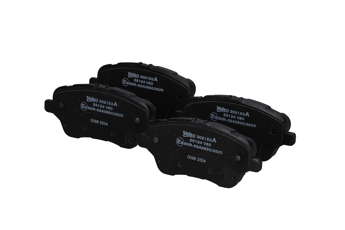 Jeu de 4 plaquettes de frein VALEO ref. 302153A